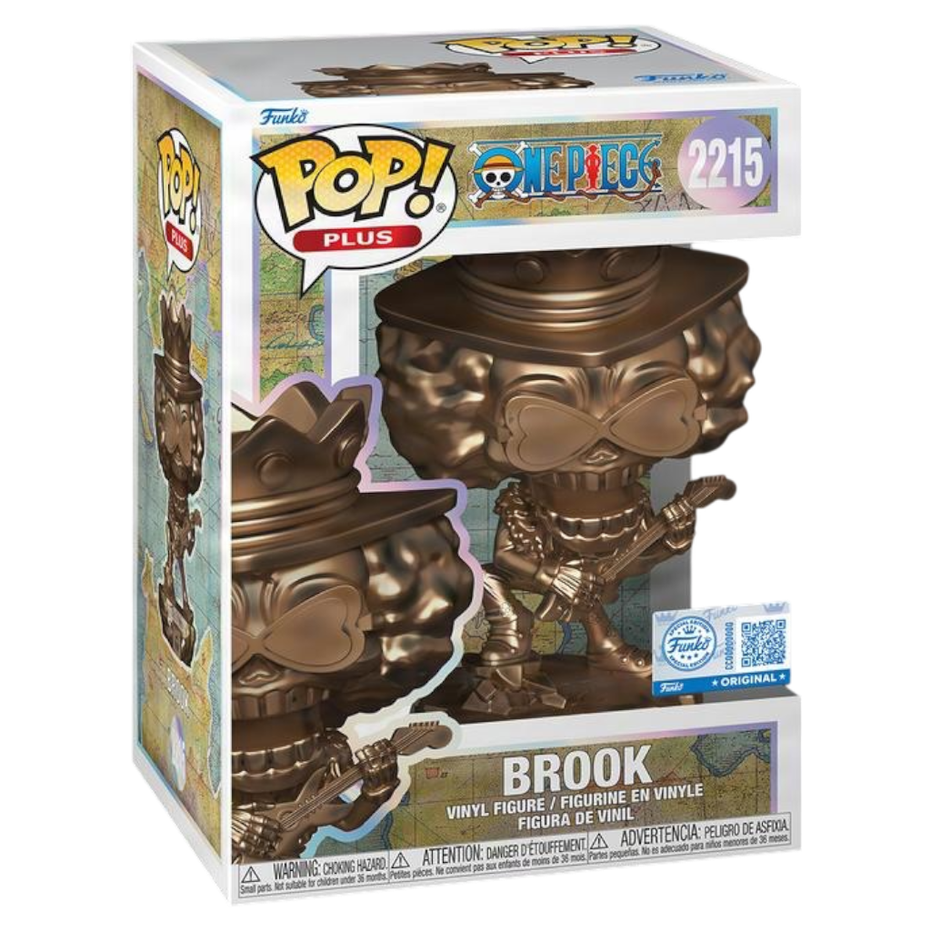 Funko Pop Puls One Piece Brook Statue (Bronze) #2215 w/Protector *PRE-ORDER*