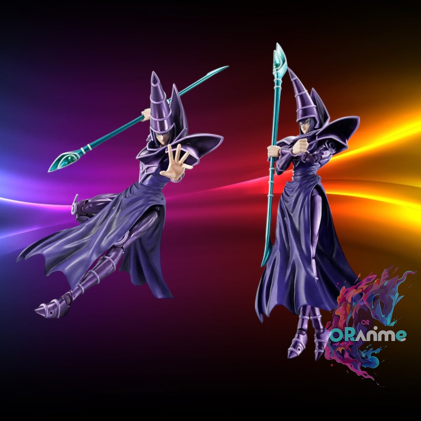 Yu-Gi-Oh! Duel Monsters S.H.MonsterArts Dark Magician Action Figure