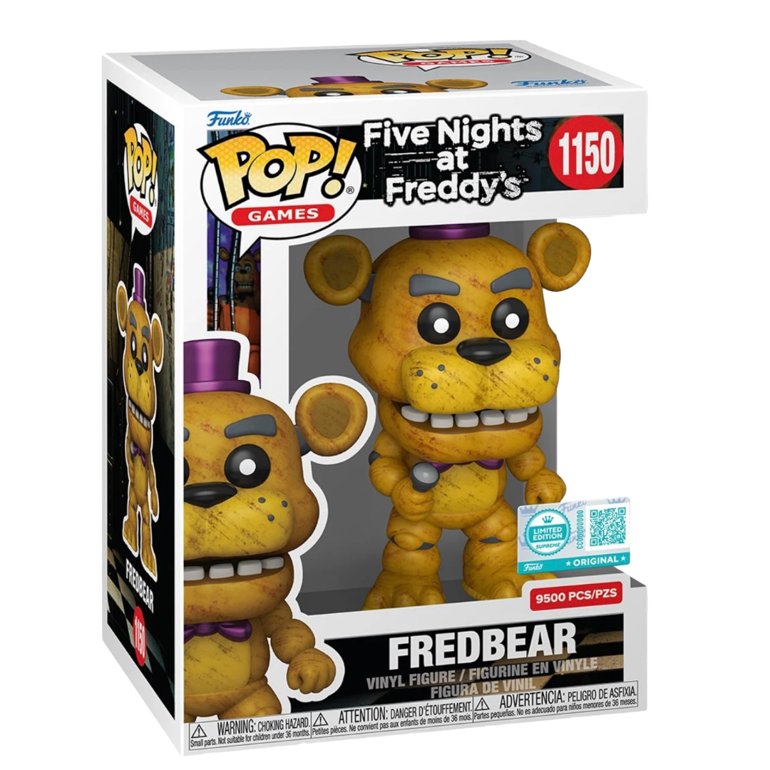 Funko Pop Five Nights at Freddy's Fredbear #1150 EE Exclusive LE 9500