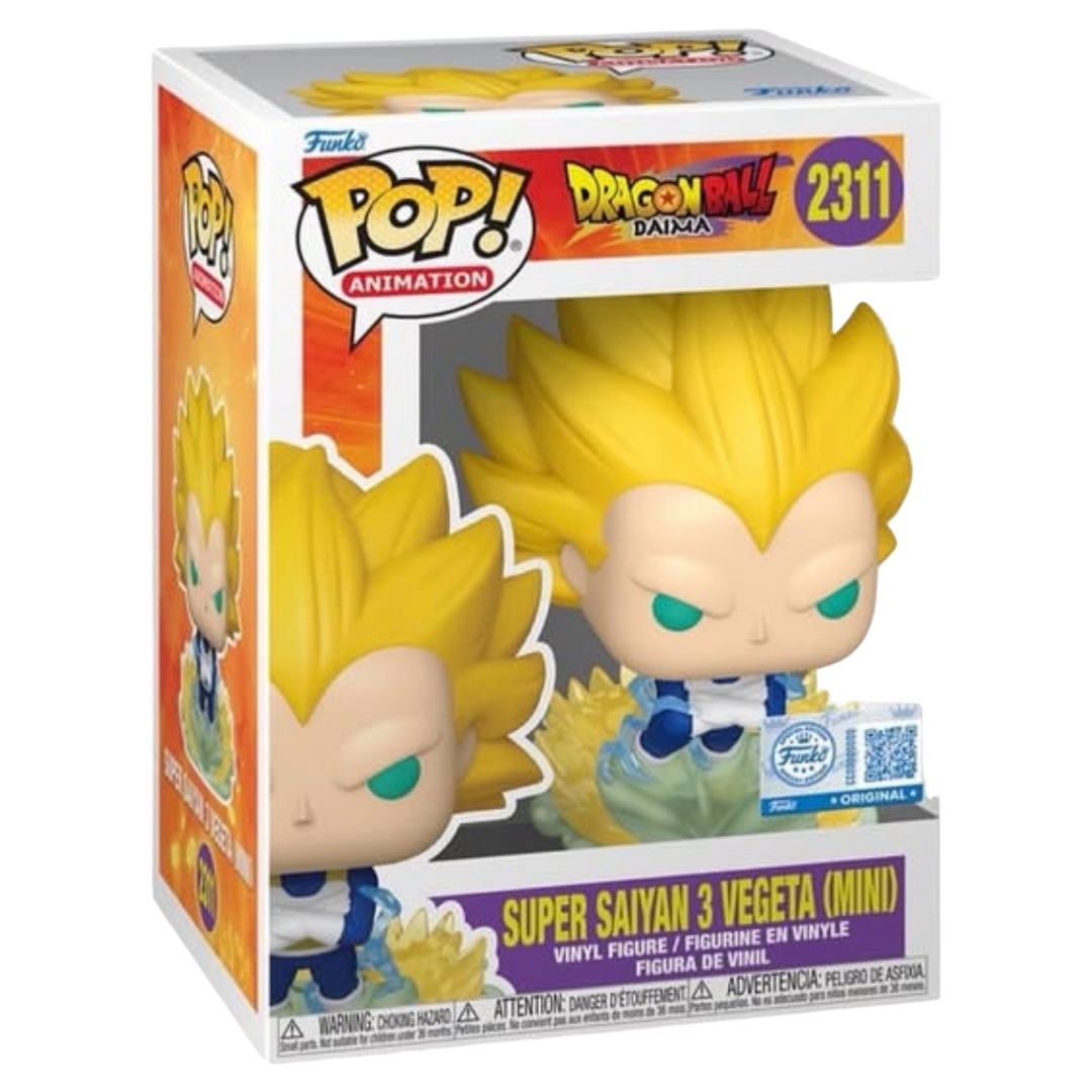 Funko Pop Dragon Ball Daima Super Saiyan 3 Vegeta Mini #2311 Exclusive - *PRE-ORDER*