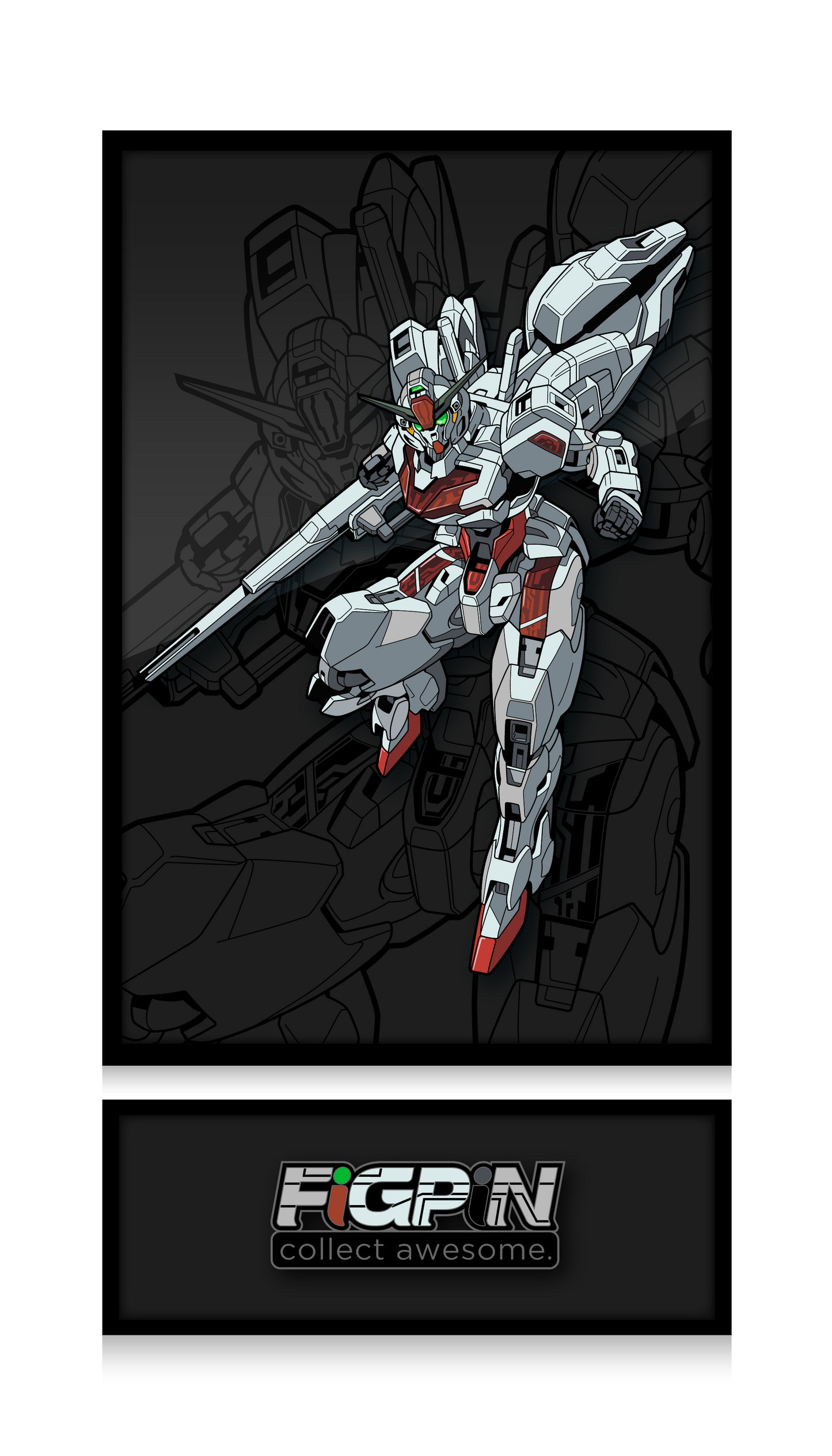 FiGPiN XL Gundam Calibarn (X80) + LOGO LE 500 Crunchyroll Exclusive