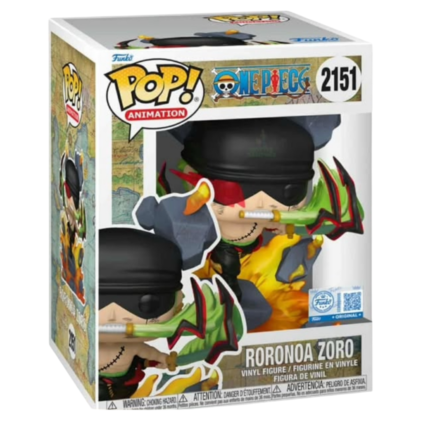 Funko Pop Premium One Piece Roronoa Zoro #2151 Amazon Exclusive