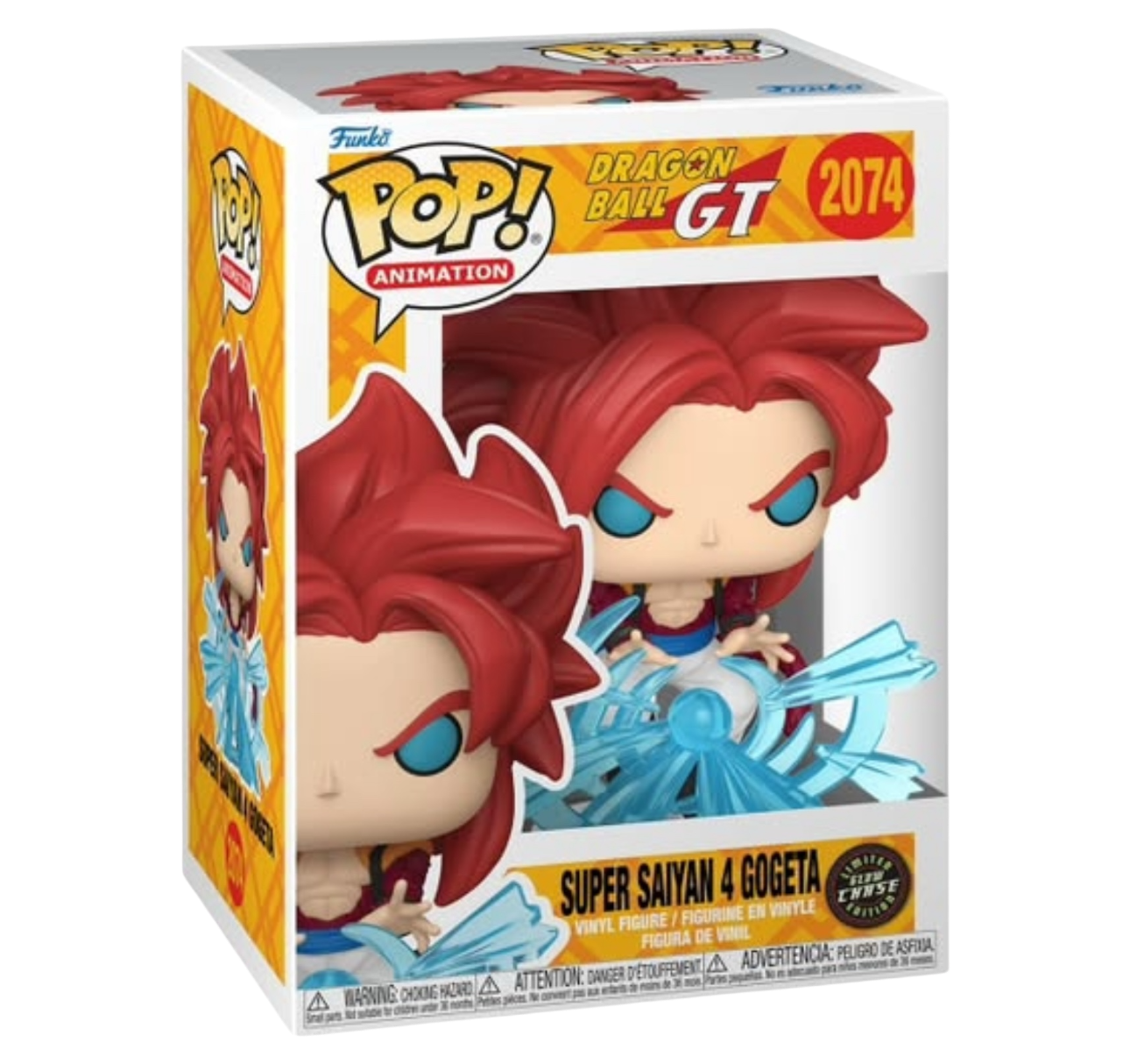 Funko Pop Dragon Ball GT - Super Saiyan 4 Gogeta #2074 Chase Variant