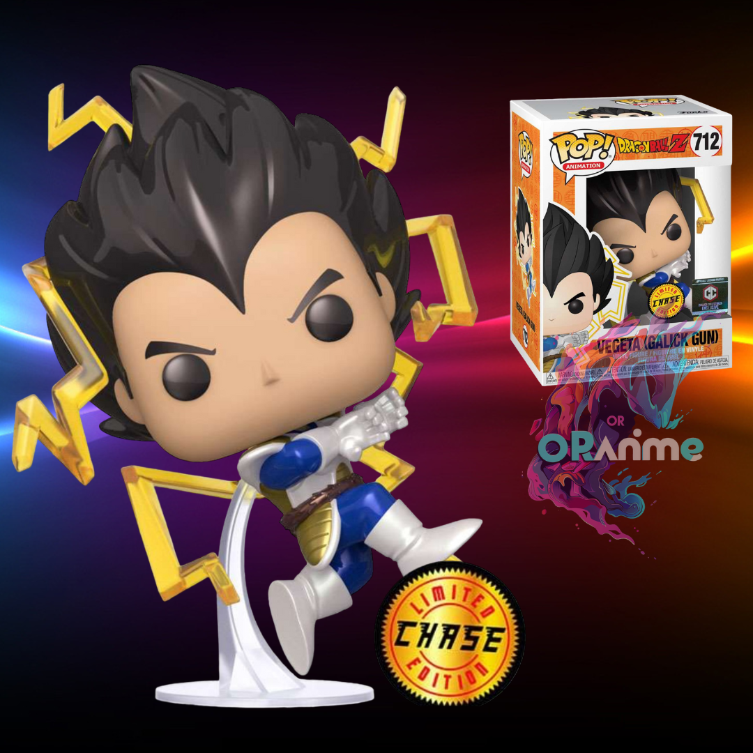 Funko Pop! Vinyl: Dragon Ball Z - Vegeta Galick Gun #712 Chase W/Protector