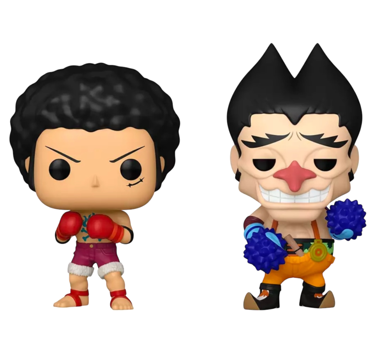 Funko Pop! One Piece Animation Luffy & Foxy Vinyl Figure Set Hot Topic Exclusive