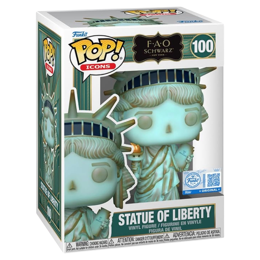 Funko Pop Icons Statue of Liberty #100 (F.A.O. Schwarz Exclusive)