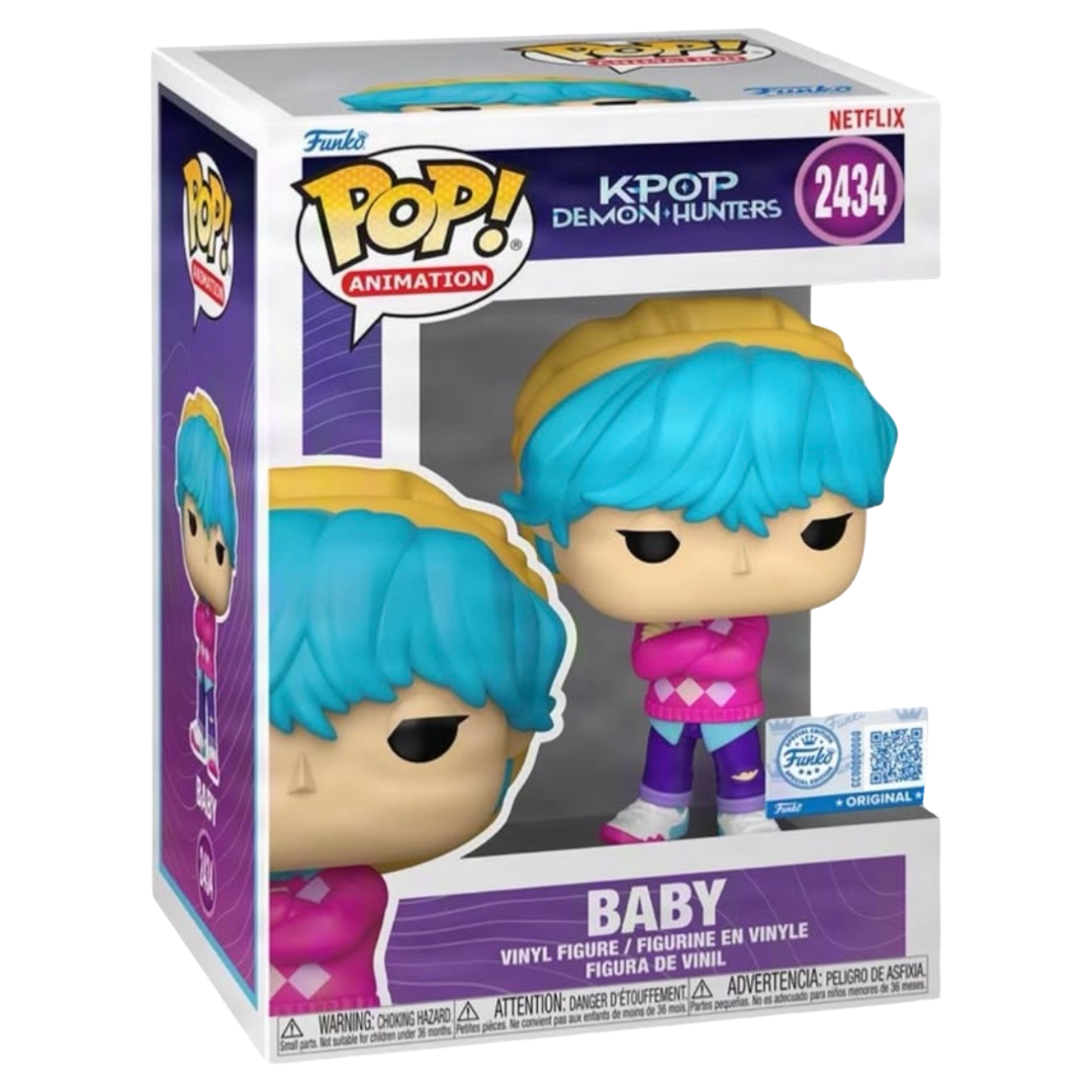 Funko Pop! K-Pop Demon Hunters Baby #2434 Saja Boys Funko Shop Exclusive *PRE-ORDER*