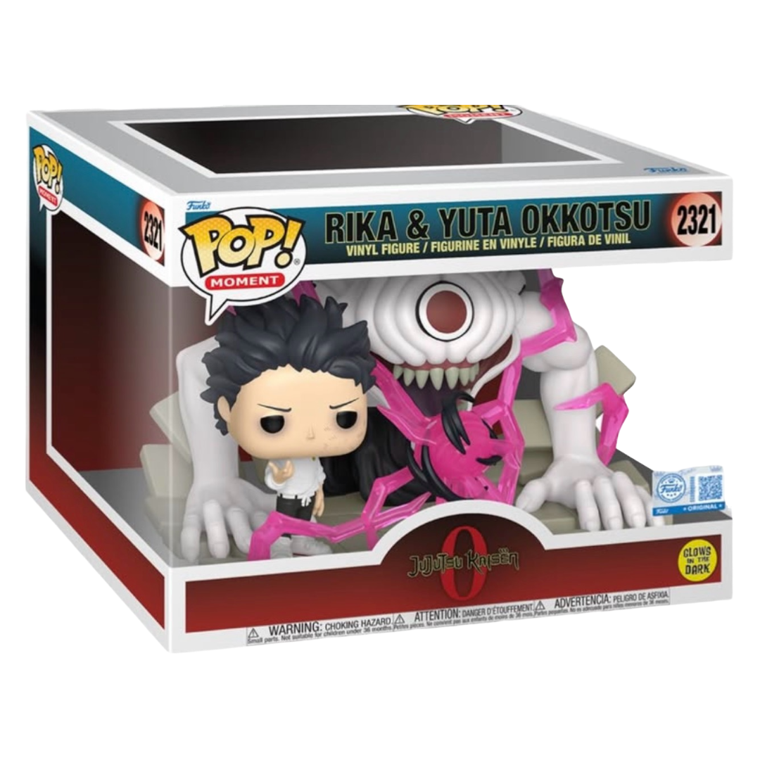 Funko Pop! Moment Jujutsu Kaisen 0 YRika & Yuta Okkotsu #2321 GID GameStop Exclusive