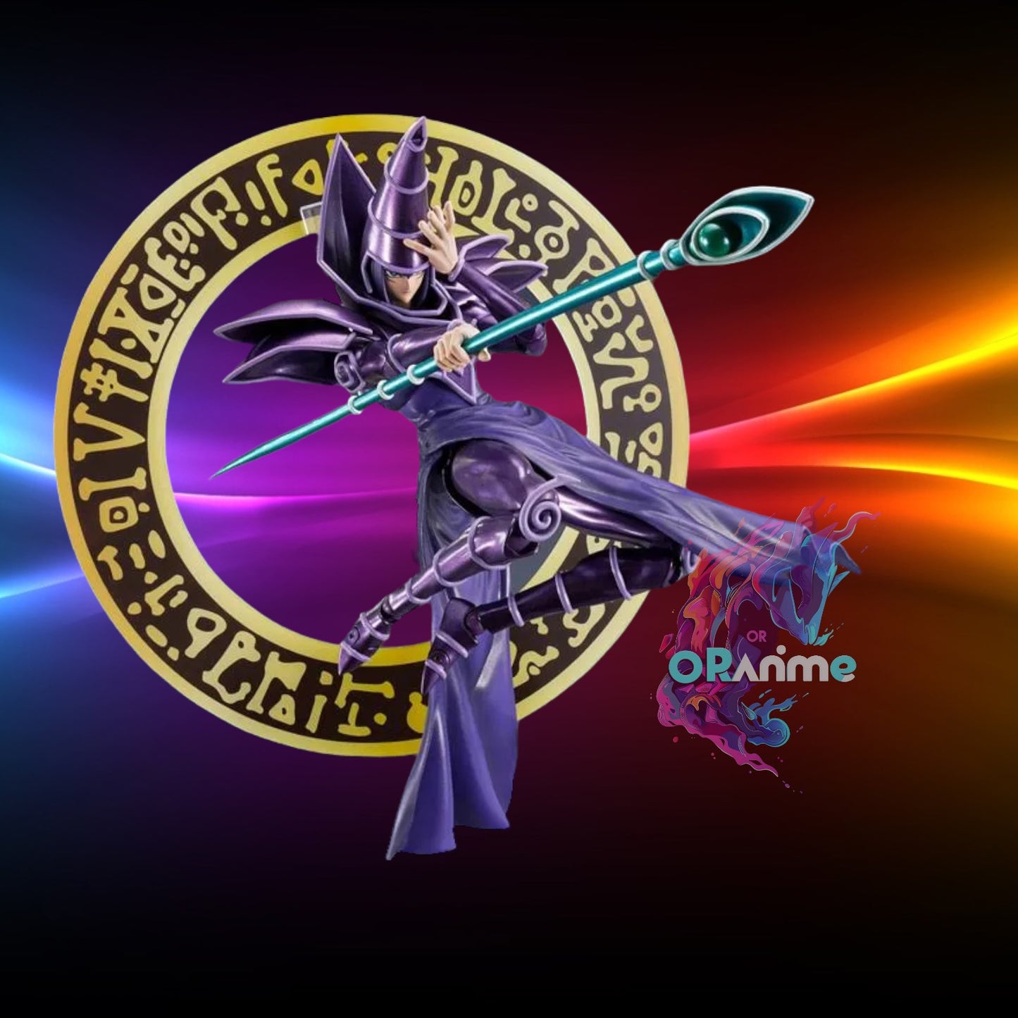 Yu-Gi-Oh! Duel Monsters S.H.MonsterArts Dark Magician Action Figure