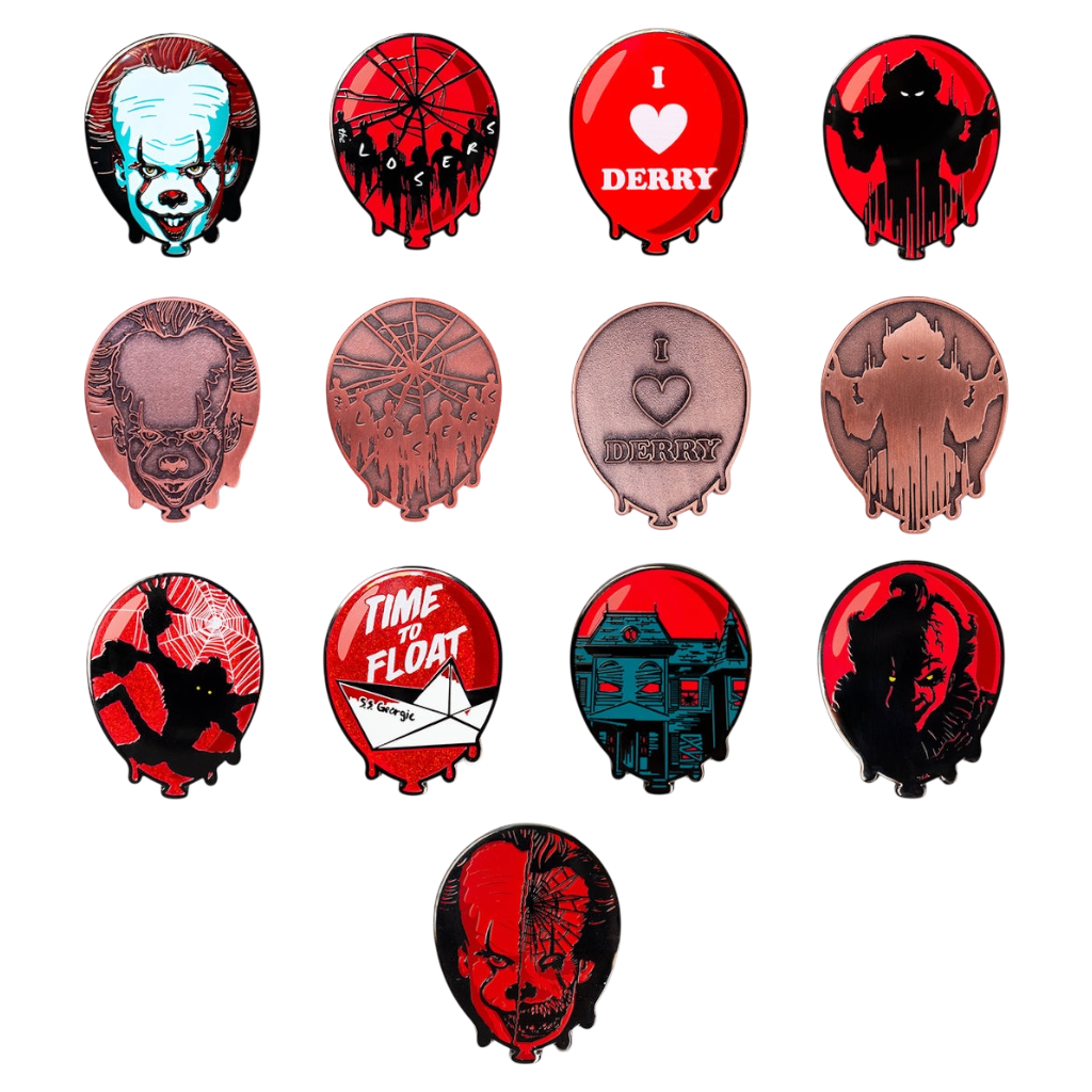 FiGPiN - Mystery Mini Pin Series 1 - IT Chapter Two Pennywise - Case of 10 Enamel Pin