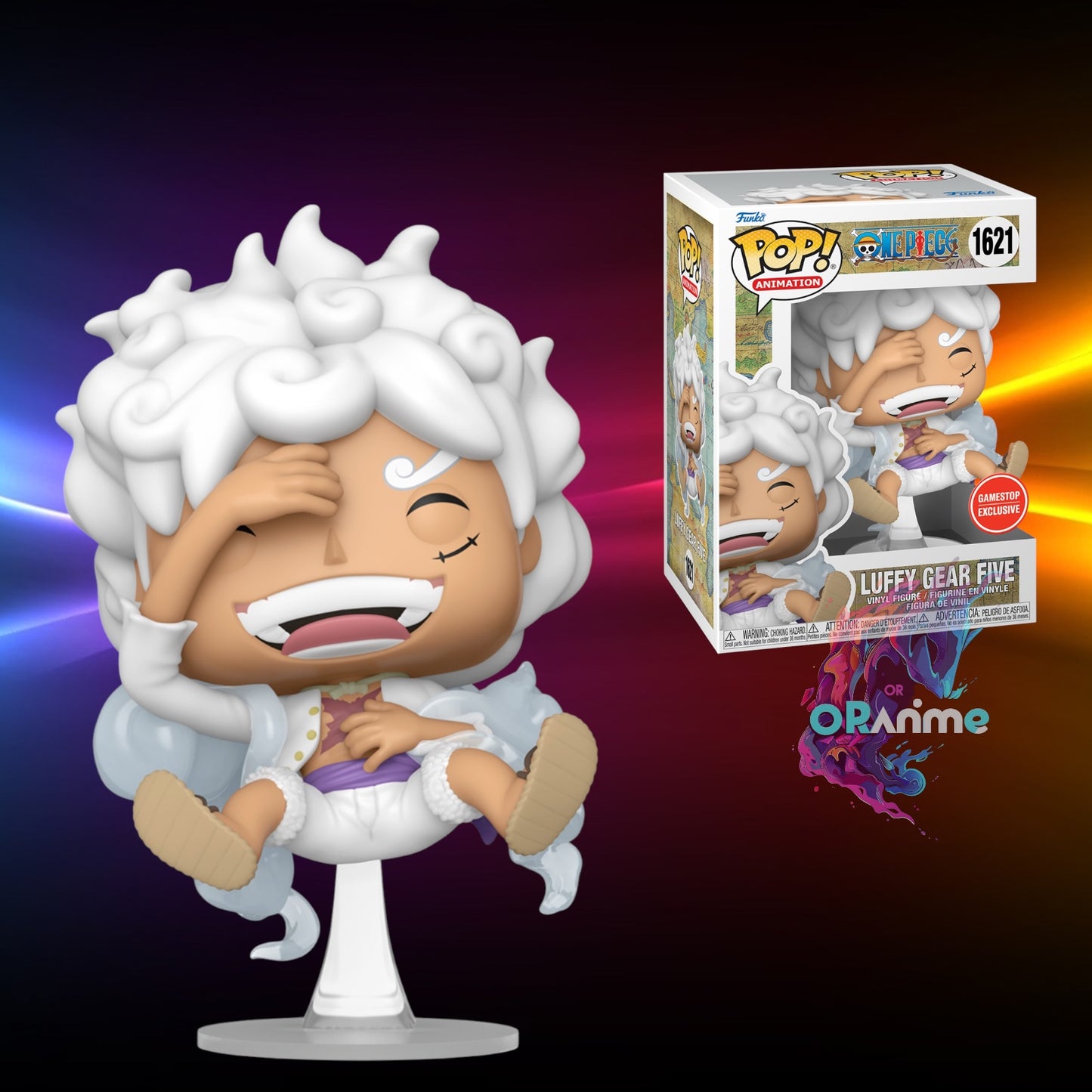 Funko Pop! One Piece Luffy Gear 5 GameStop Exclusive #1621