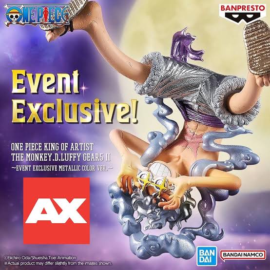 Banpresto King of Artist Monkey D Luffy Gear 5 Metalic Event Exclusive