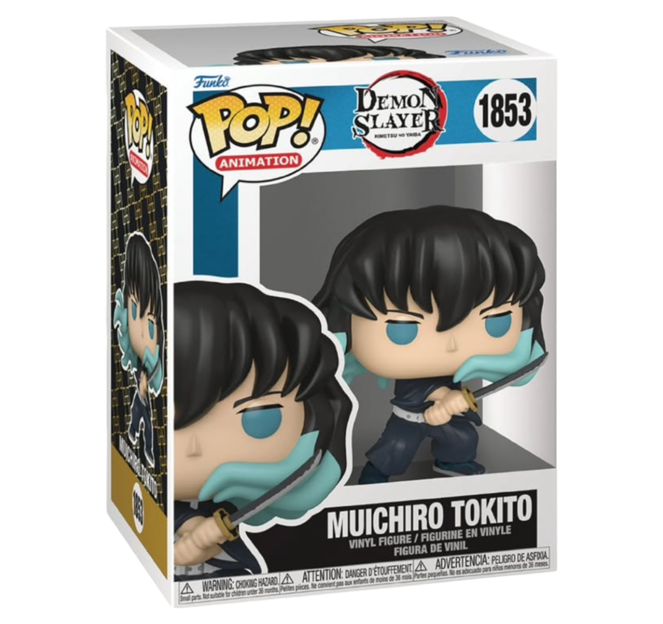 Funko Pop! Demon Slayer Muichiro Tokito (Attack) #1853 Common & Chase