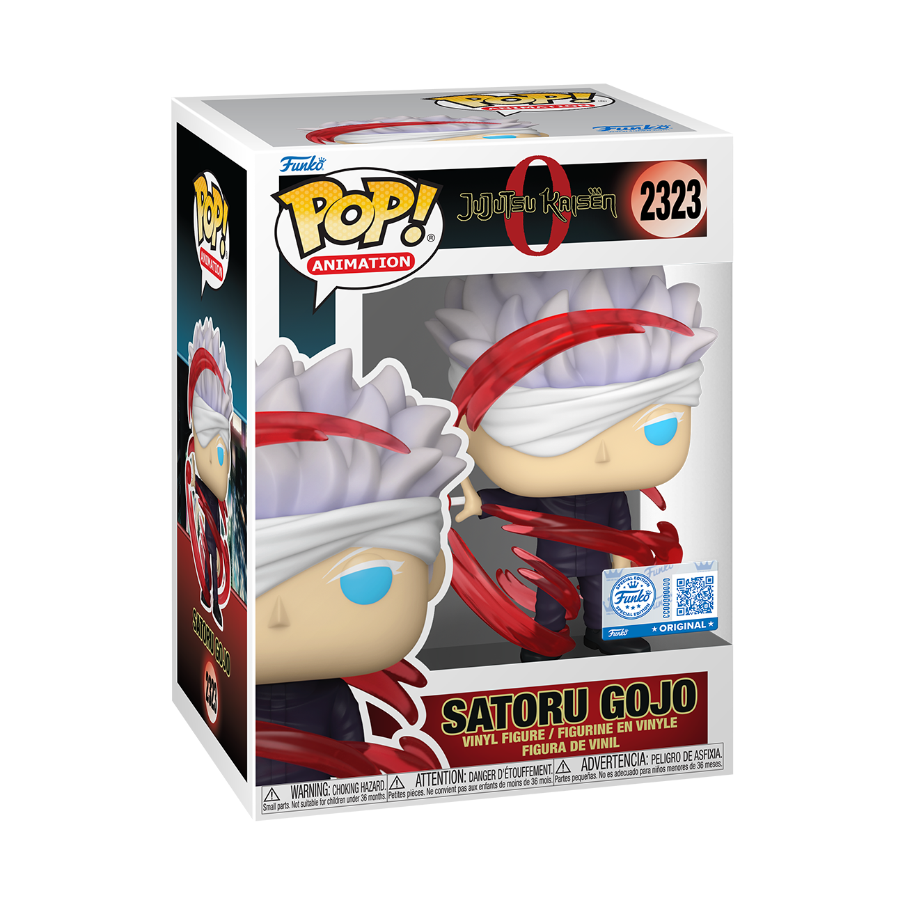 Funko Pop! Jujutsu Kaisen 0 Satoro Gojo (Red Energy) #2323 Exclusive