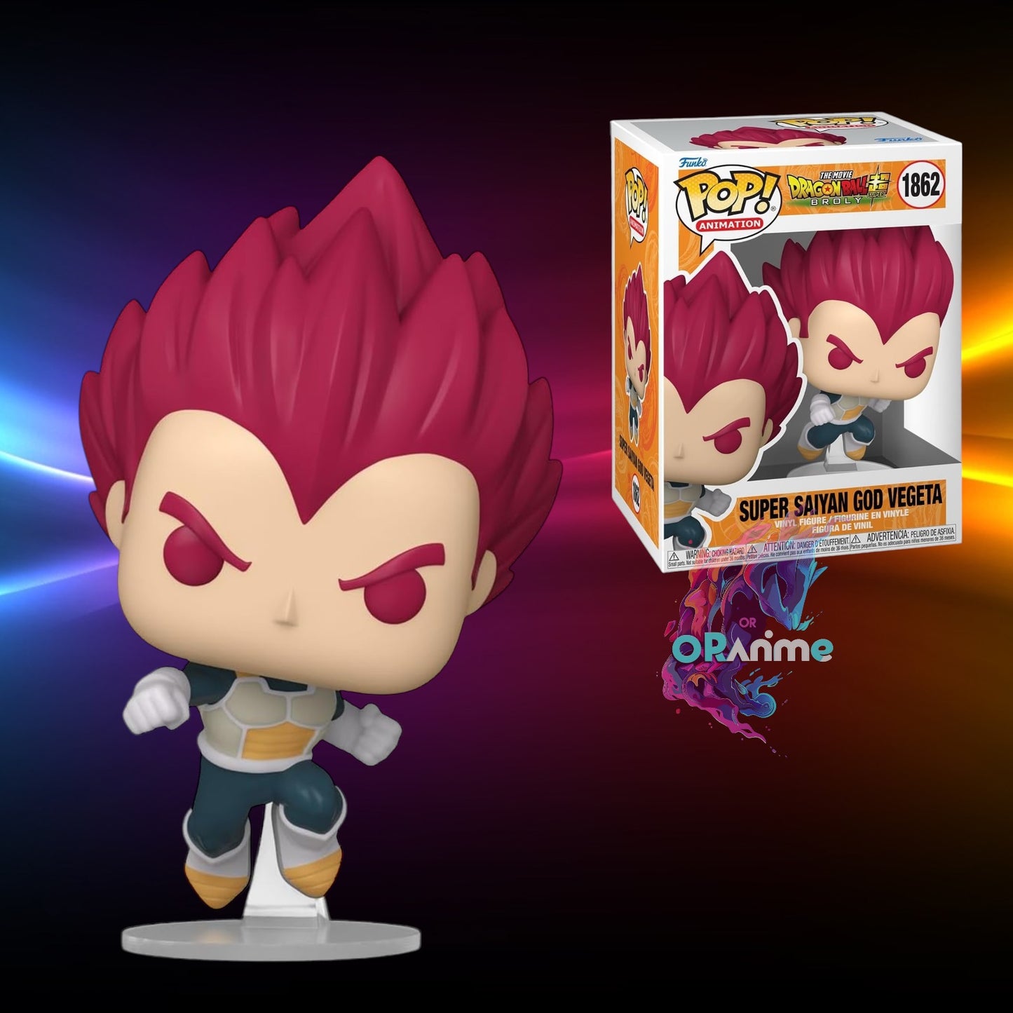 Funko Pop! Dragon Ball Super Broly Super Saiyan God Vegeta 1862