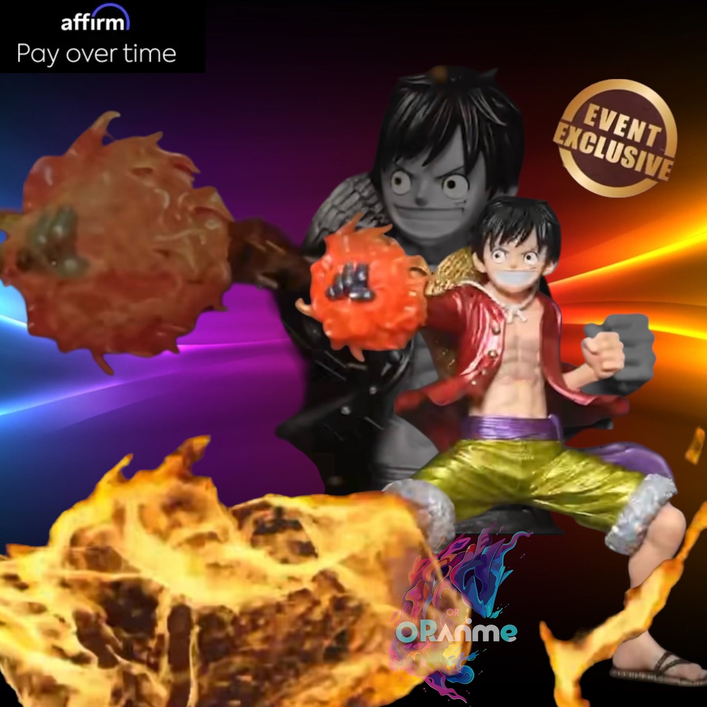 Banpresto Grandista Monkey D Luffy Metallic Event Exclusive