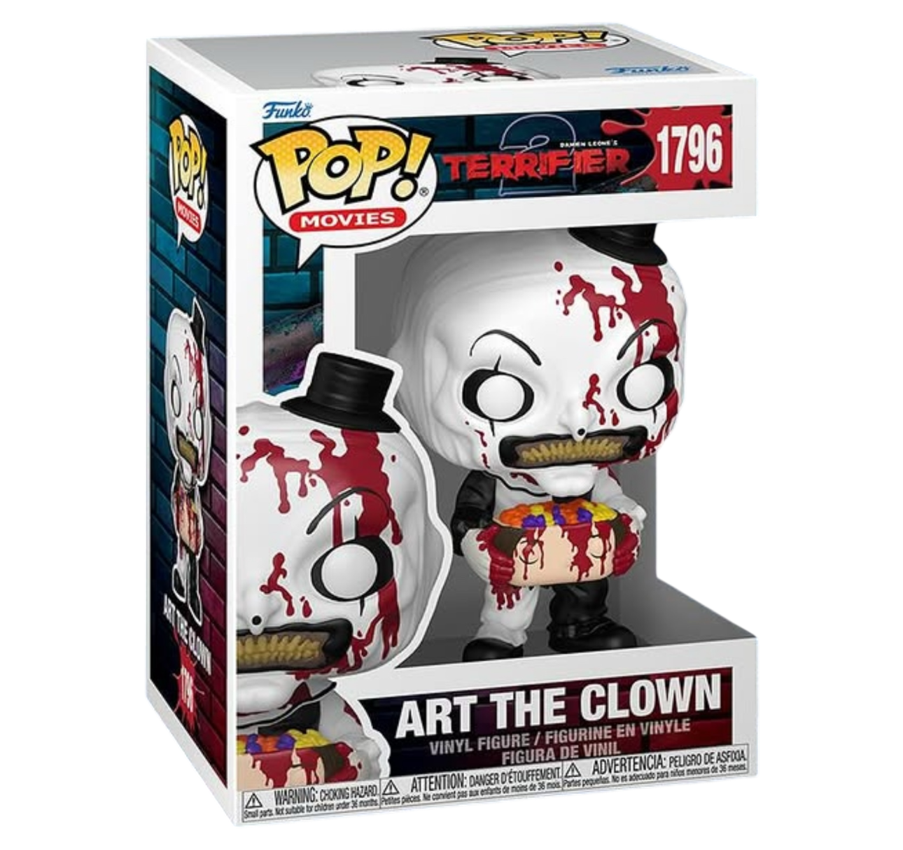 Funko Pop Terrifier Art the Clown with Decapitated Head Candy Bowl #1796