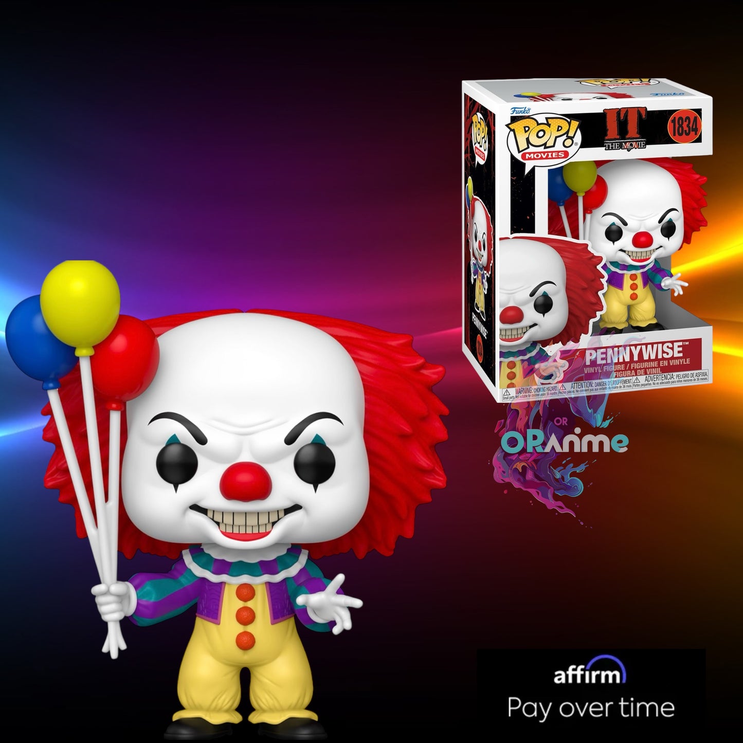 Funko Pop IT The Movie Pennywise (1990) #1834 *PRE-ORDER*
