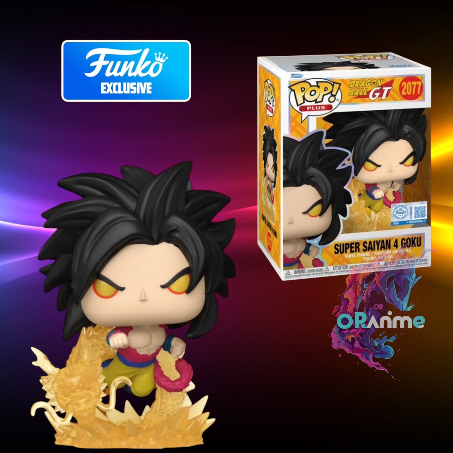 Funko Pop Plus Dragon Ball GT - Super Saiyan 4 Goku #2077 Funko Exclusive *PRE-ORDER*