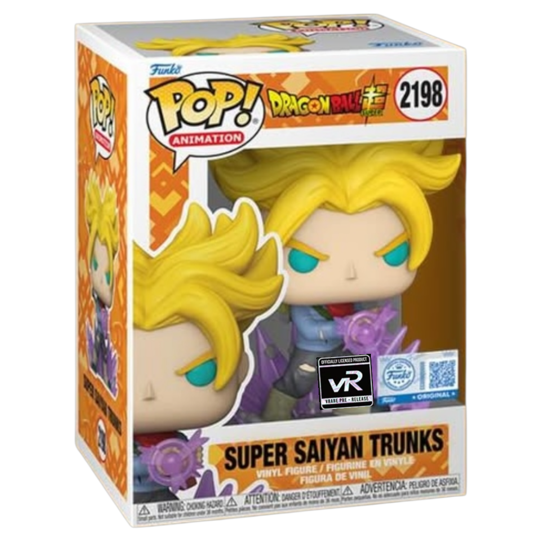 Funko Pop! Dragon Ball Super: Super Saiyan Trunks #2198 PR VRare Exclusive