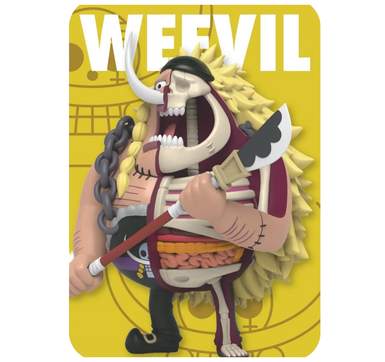 Mighty Jaxx - Freeny's Hidden Dissectibles: One Piece - Warlords Edition - 1 Blind Box Figure