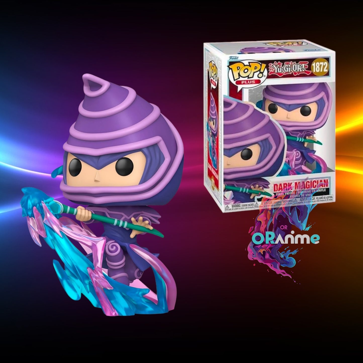 Funko Pop! Yu-Gi-Oh Dark Magician (Attack) Vinyl Figure #1872