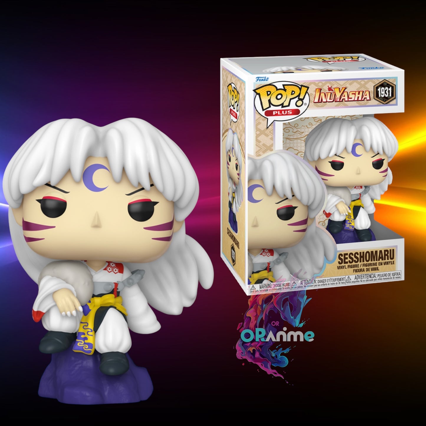 Funko Pop Plus Inuyasha - Sesshomaru Sitting #1931 *PRE-ORDER*
