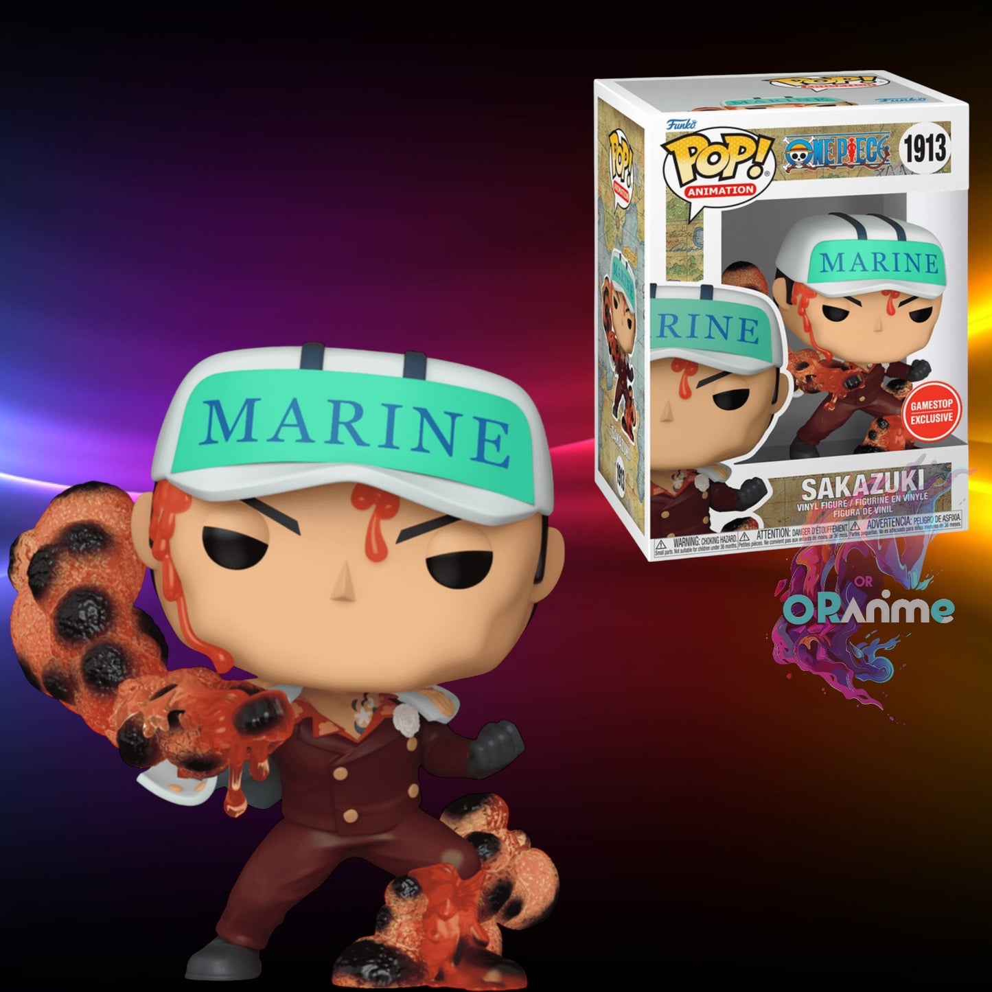 Funko Pop One Piece Sakazuki #1913 GameStop Exclusive