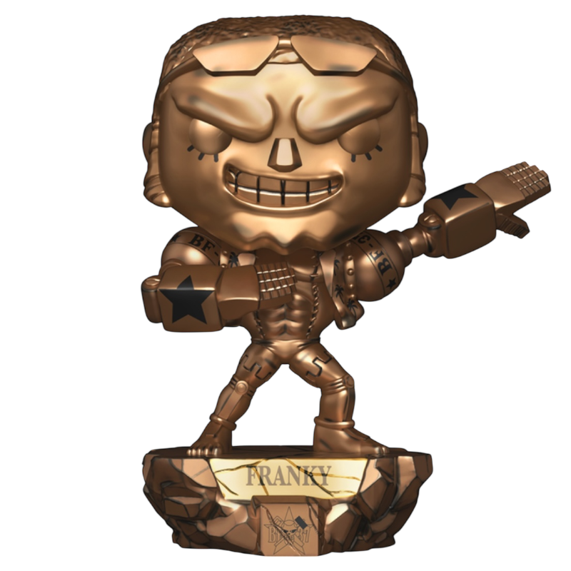 Funko Pop Puls One Piece Franky Statue (Bronze) #2180 w/Protector *PRE-ORDER*