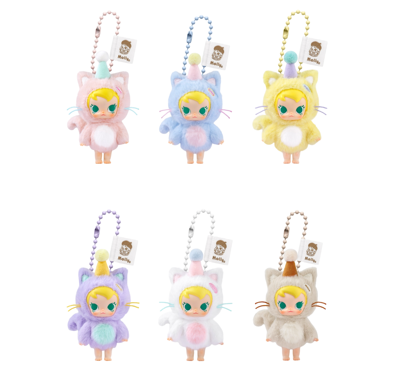 Pop Mart - Baby Molly Pocket Friends Series Vinyl Plush Pendant Blind Box