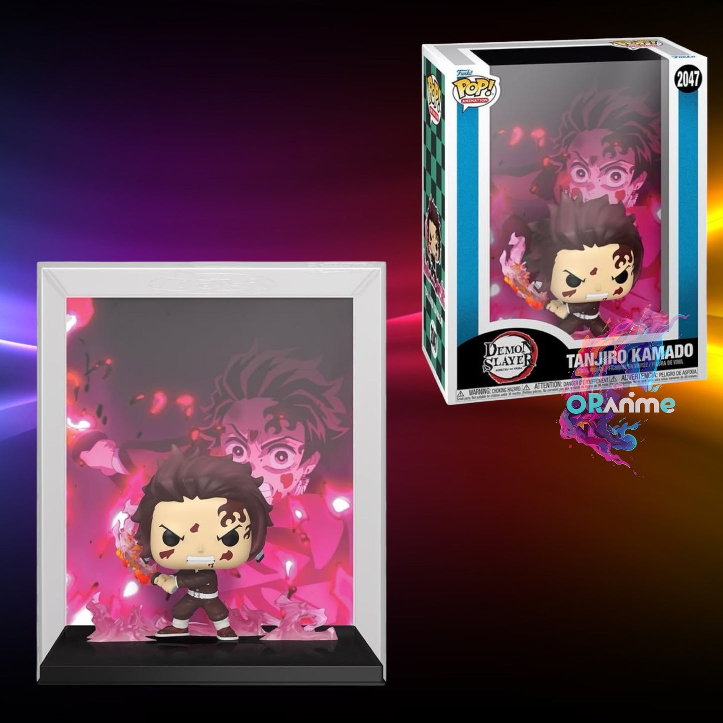 Funko Pop! Cover Demon Slayer Tanjiro Sun Halo Dragon Head Dance #2047 *PRE-ORDER*