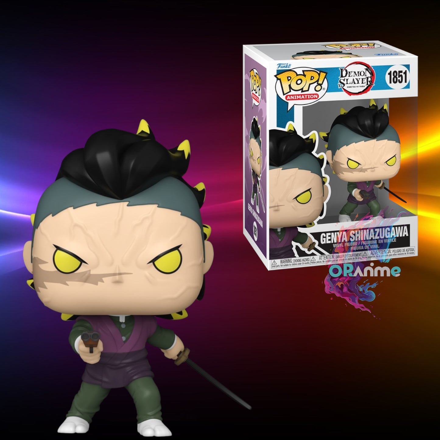 Funko Pop! Demon Slayer Genya Shinasugawa Demon Form #1851