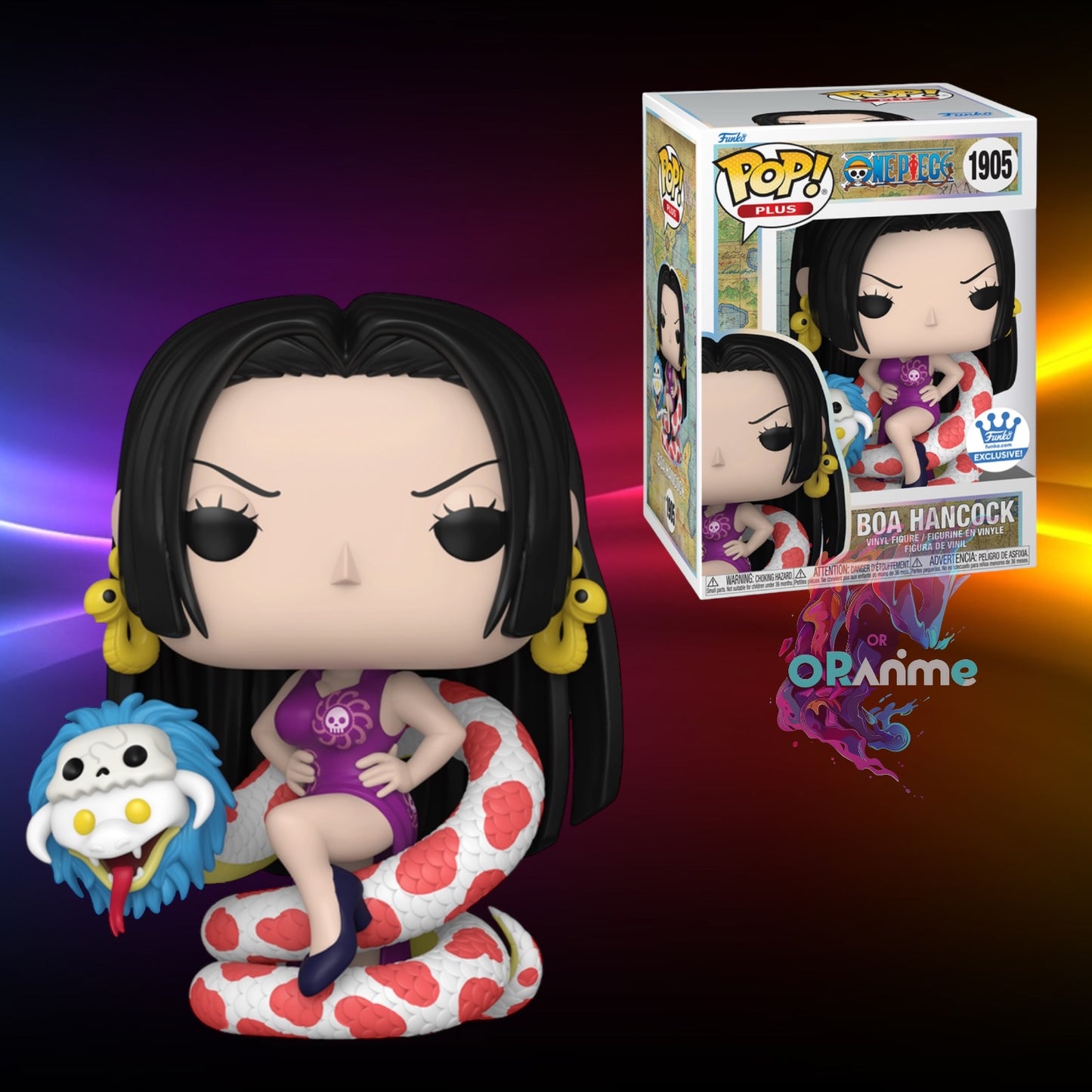 Funko Pop Puls One Piece Boa Hancock #1905 w/Hard Protector Funko Exclusive