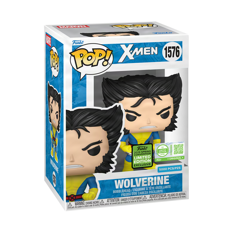 Funko Pop X-Men Wolverine #1576 2026 Spring Convention Share Sticker LE 5000 Exclusive