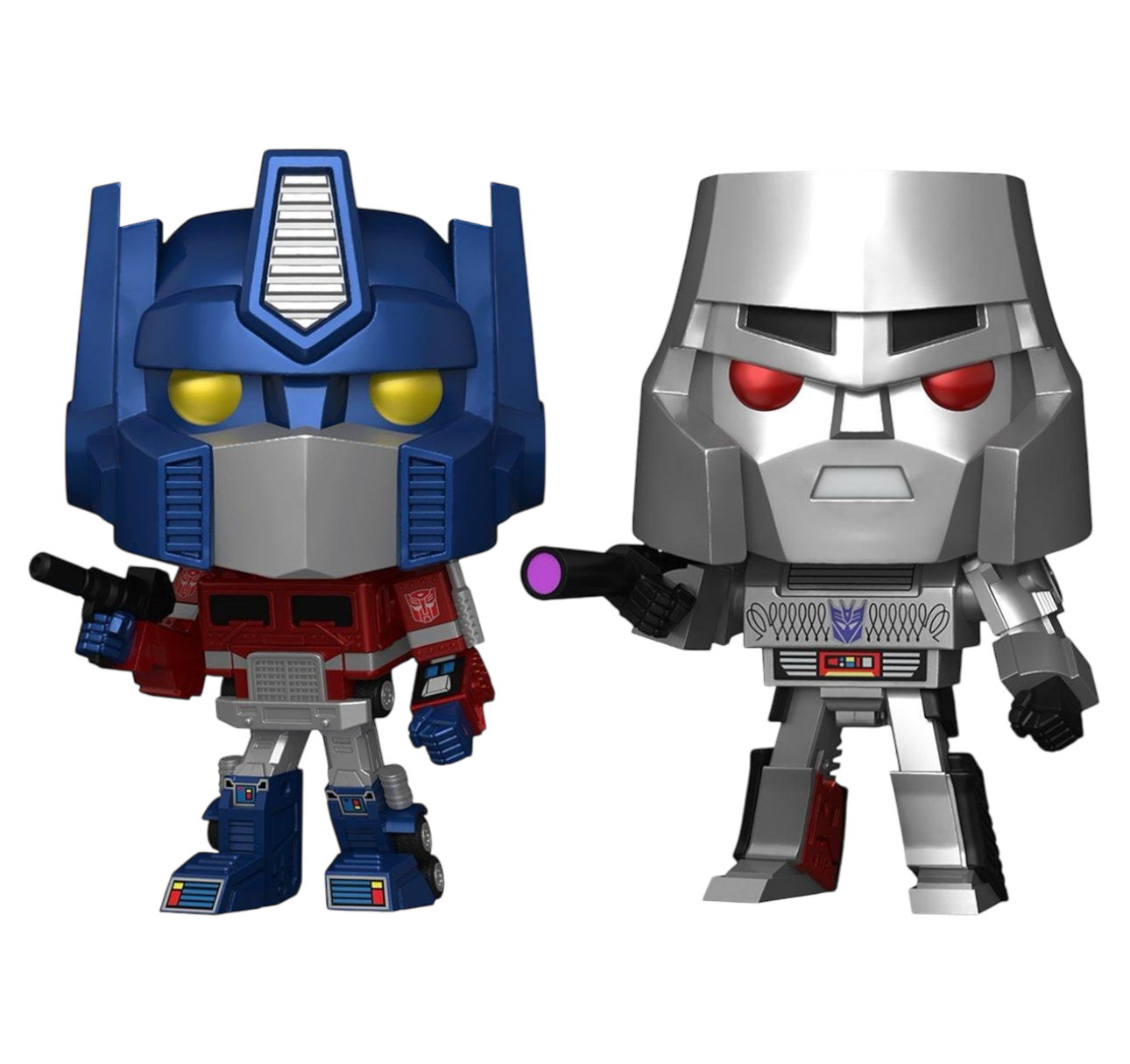 Funko Pop! Retro Toys Optimus Prime & Megatron Vinyl Figure Set Hot Topic Exclusive