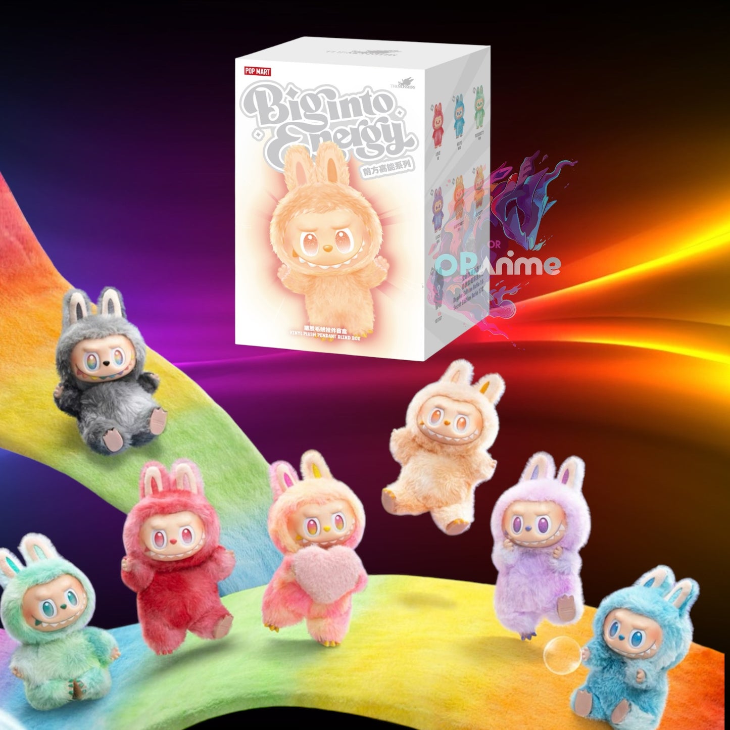 Pop Mart - The Monsters - Labubu Big Into Energy Plush Pendant - 1 Blind Box
