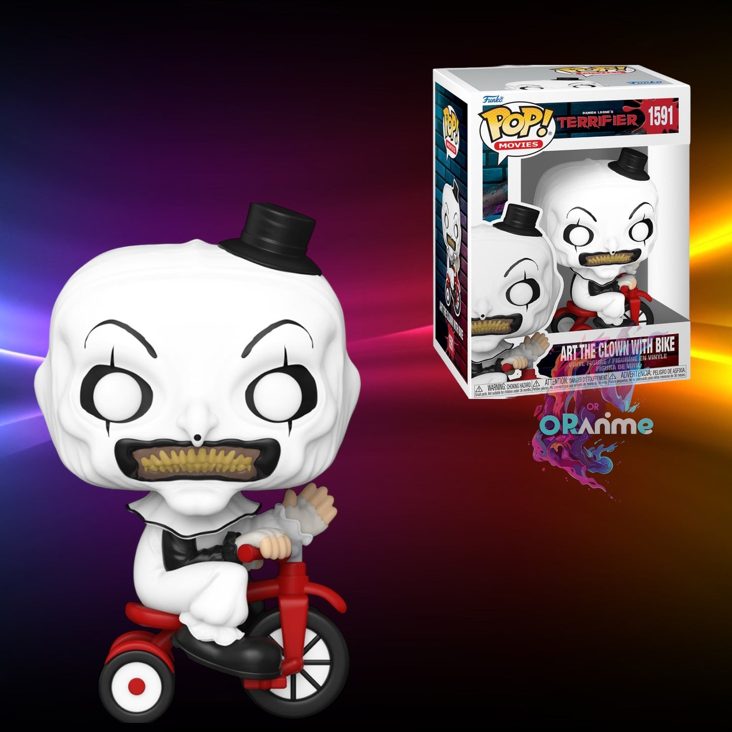 Funko Pop Terrifier Art The Clown with Bike #1591