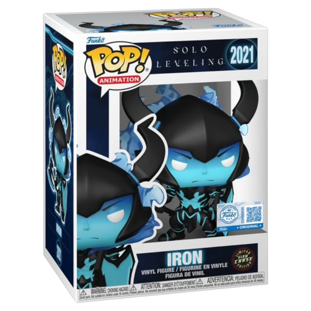 Funko Pop Solo Leveling Iron #2021 Chase Variant Glow In The Dark Amazon Exclusive