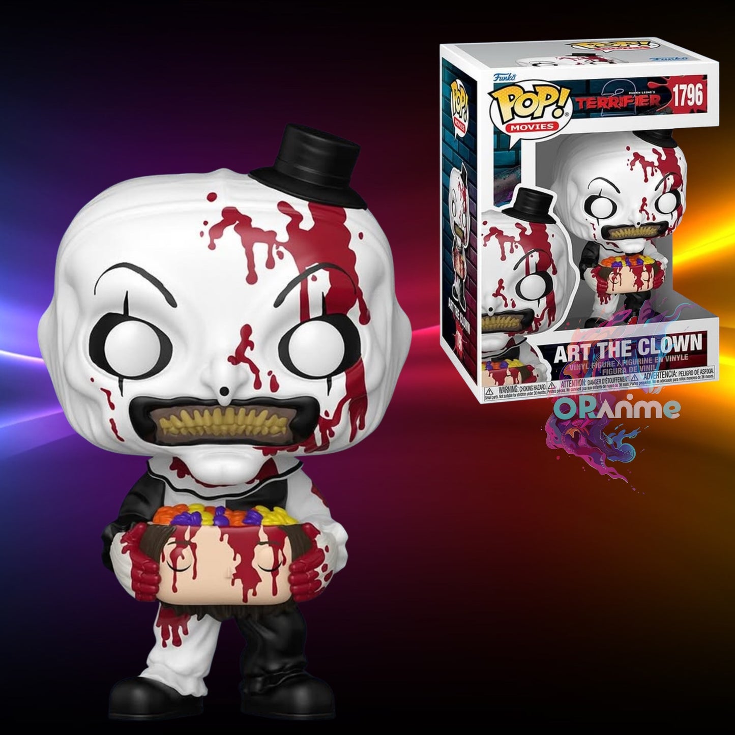 Funko Pop Terrifier Art the Clown with Decapitated Head Candy Bowl #1796