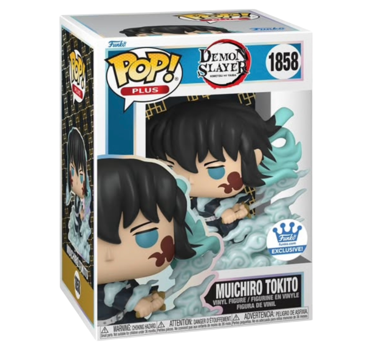 Funko Pop! Plus Demon Slayer Muichiro Tokito (Mist Breading) #1858 Funko Exclusive