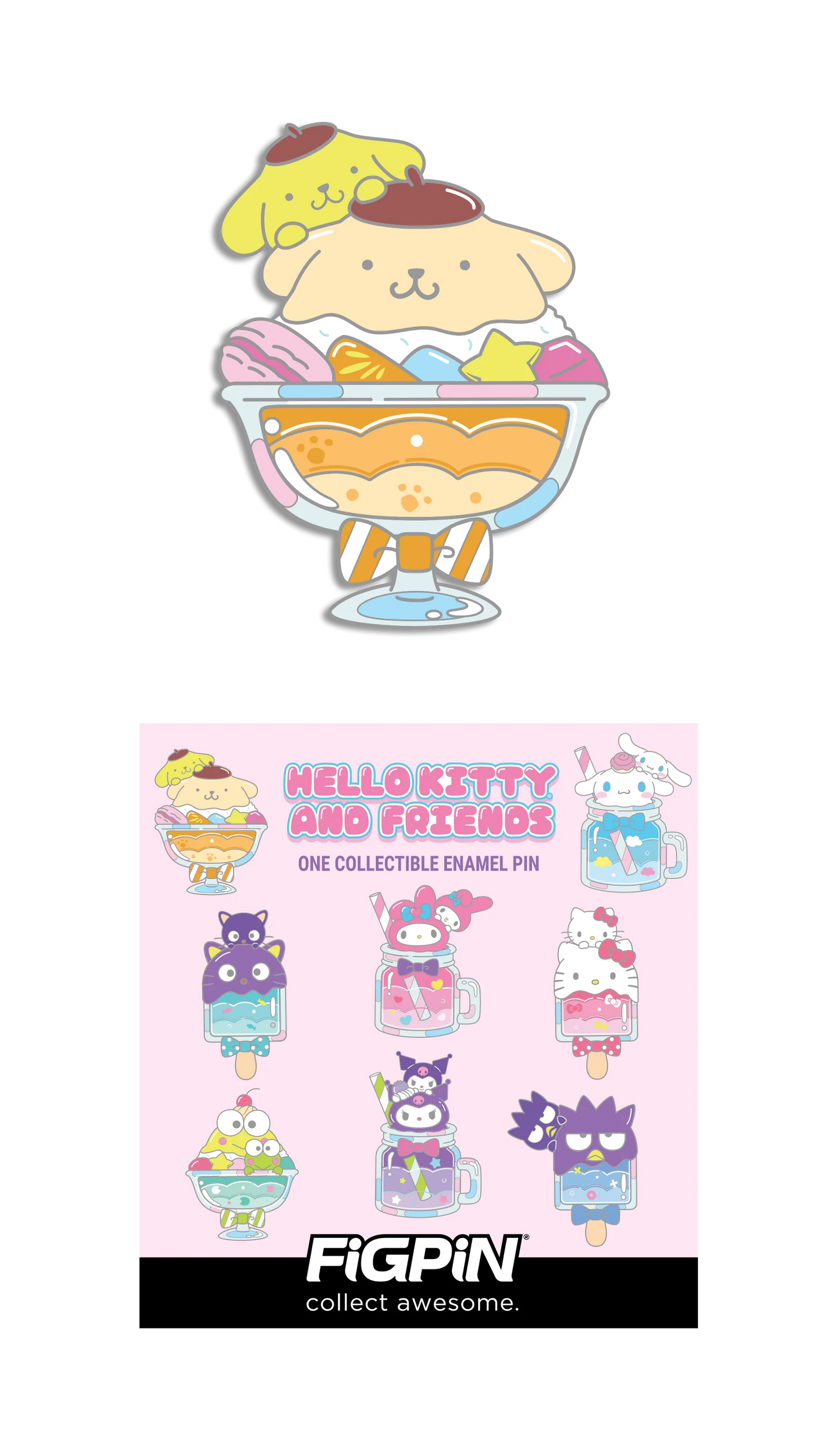 FiGPiN - Mystery Mini Pin Series 6 - Hello Kitty - Case of 10 Enamel Pin