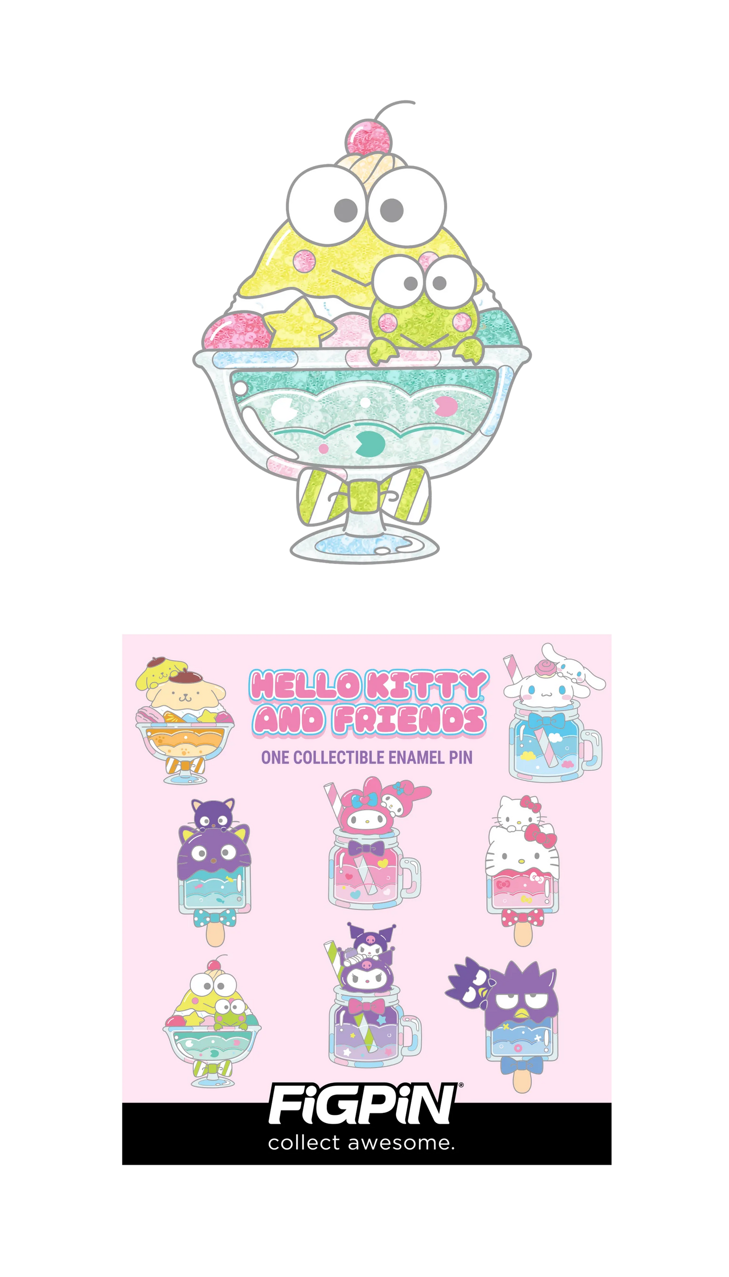 FiGPiN - Mystery Mini Pin Series 6 - Hello Kitty - Case of 10 Enamel Pin