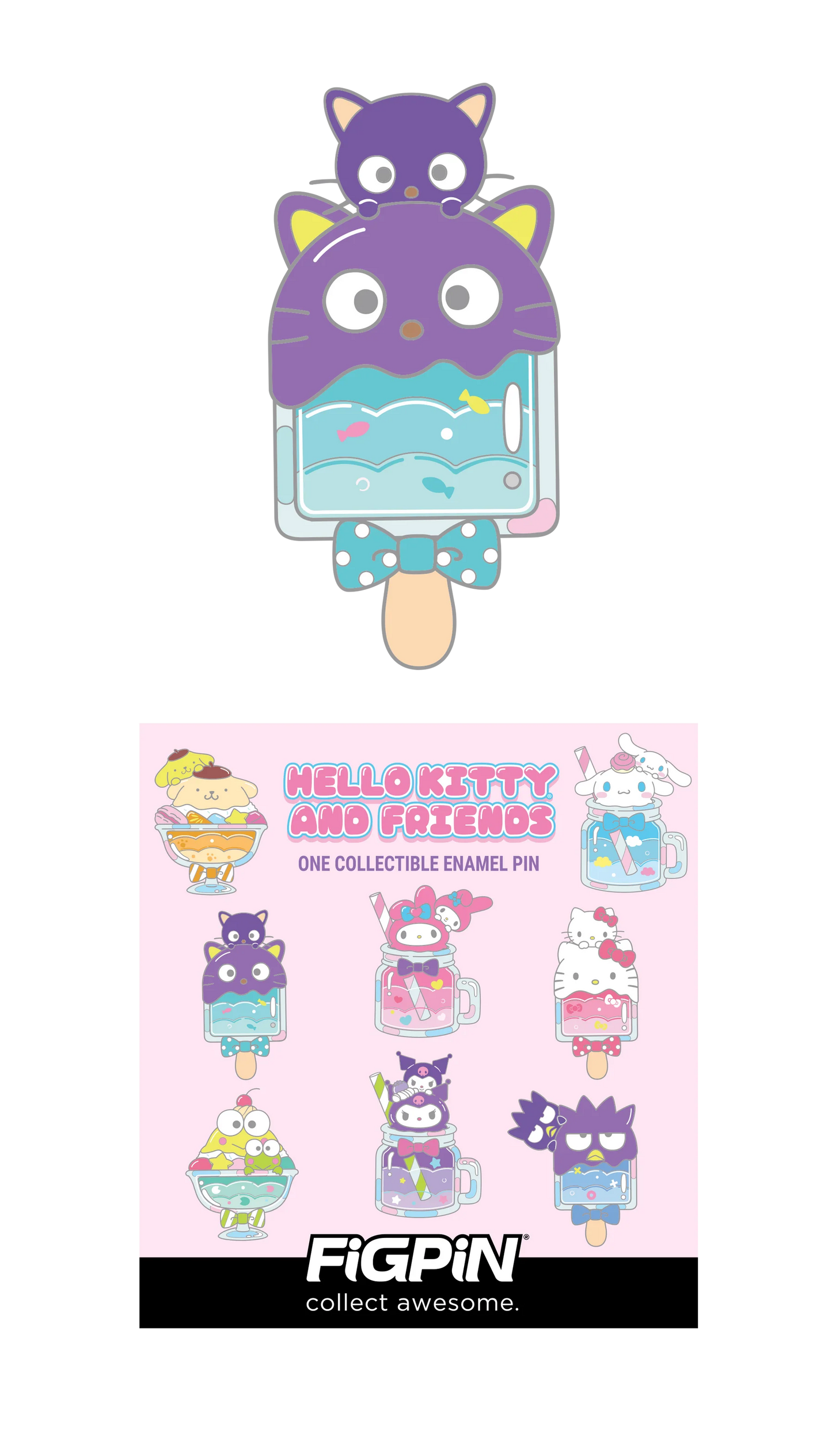FiGPiN - Mystery Mini Pin Series 6 - Hello Kitty - Case of 10 Enamel Pin