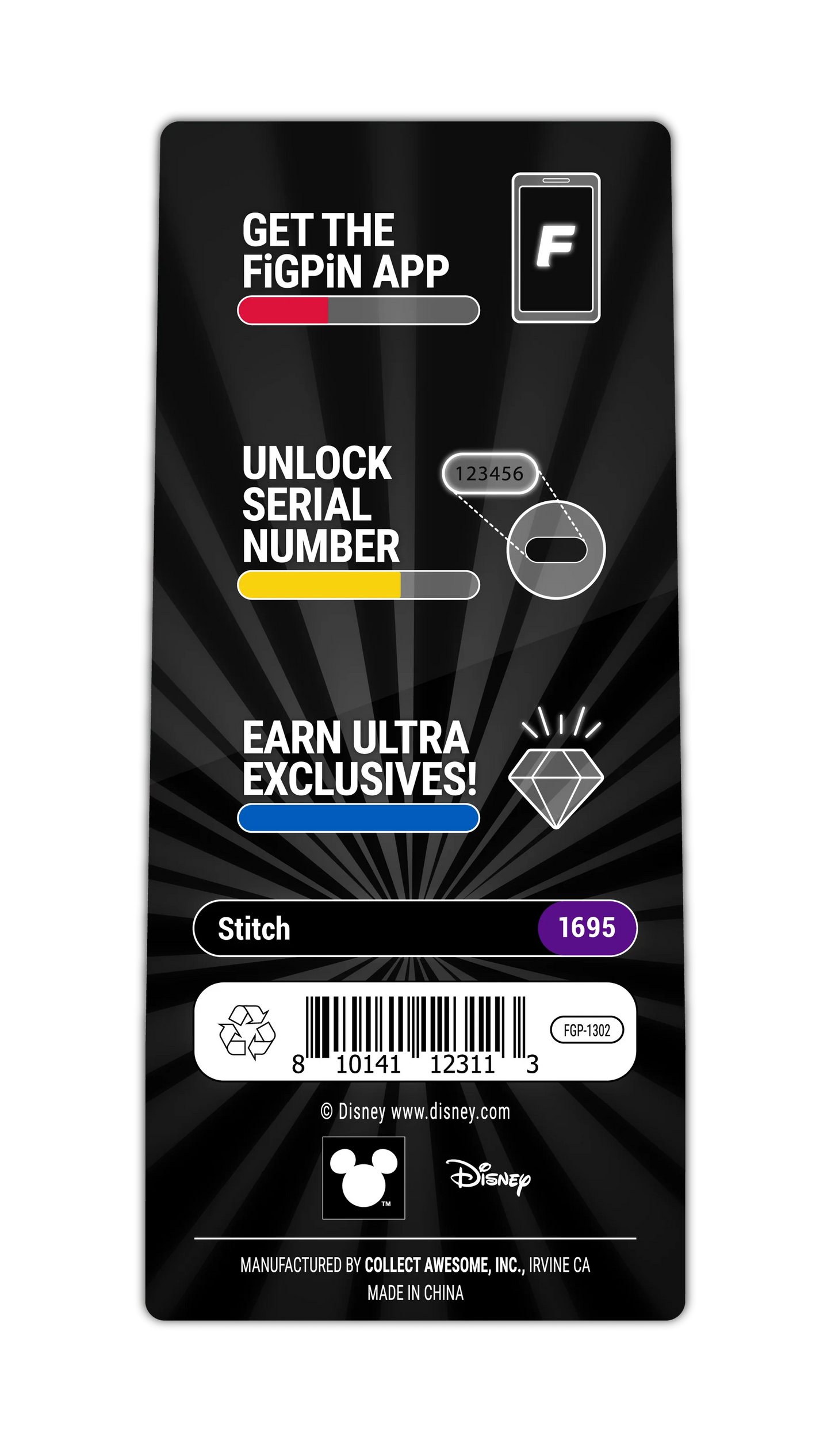 FiGPiN Disney Stitch #1695