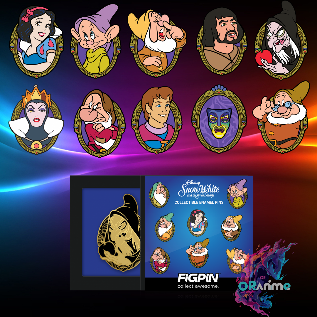 FiGPiN - Mystery Mini Pin Series 1 - Snow White and the Seven Dwarfs - D23 Exclusive 1 Blind Box Enamel Pin
