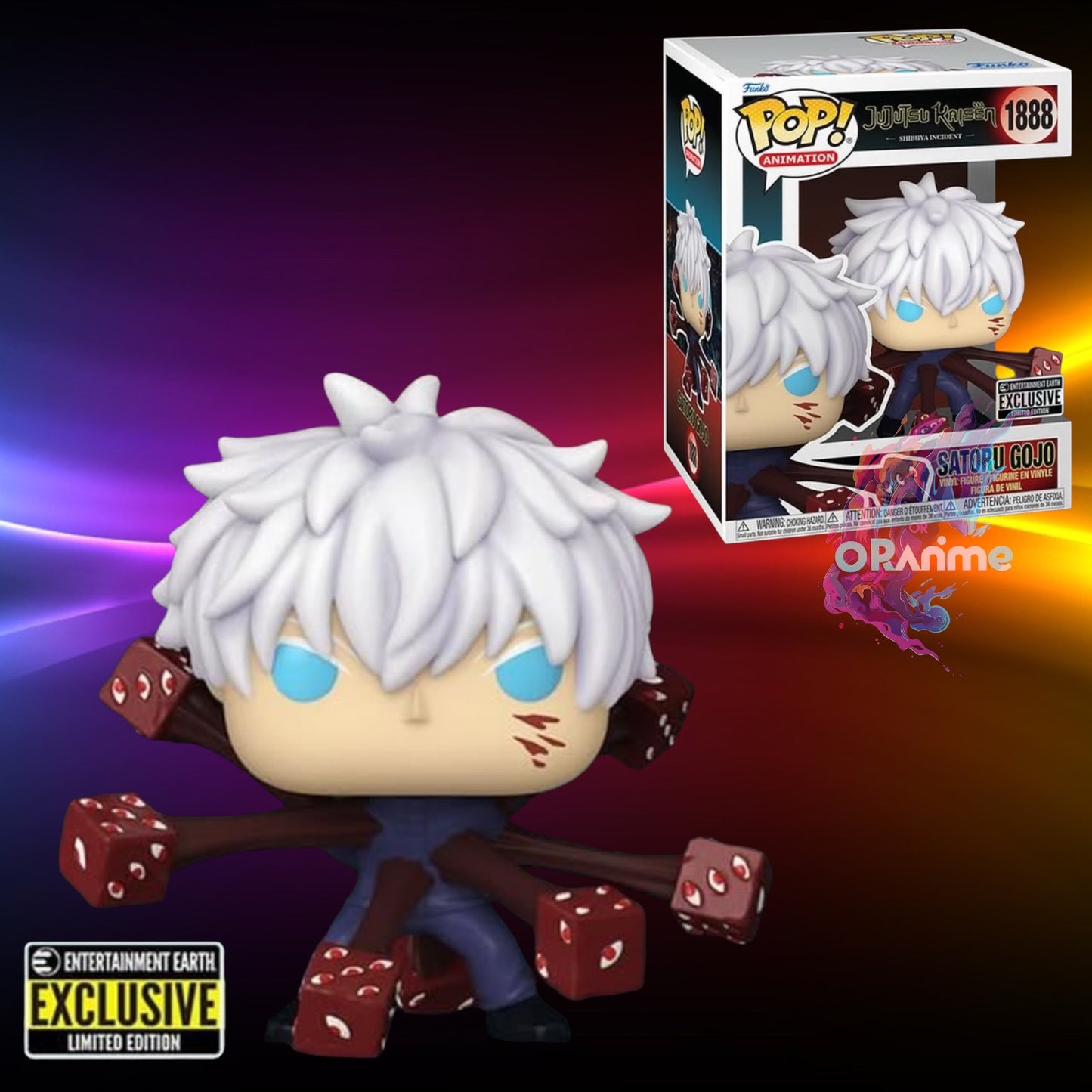 Funko Pop! Premium Jujutsu Kaisen Gojo Prision Realm #1888 EE Exclusive *PRE-ORDER*