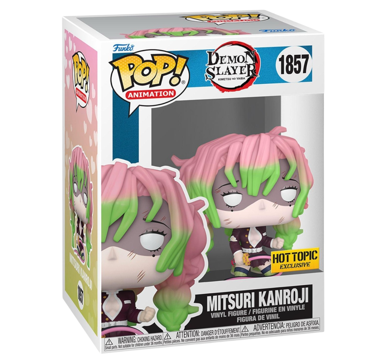 Funko Pop! Demon Slayer Mitsuri Kanroji #1857 (Battle Damaged) Hot Topic Exclusive
