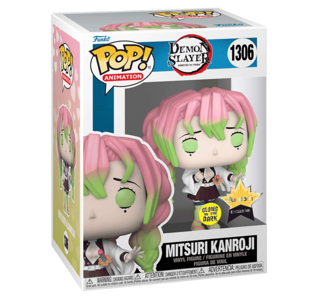 Funko Pop! Demon Slayer Mitsuri Karoji #1306 GID Fundom Exclusive
