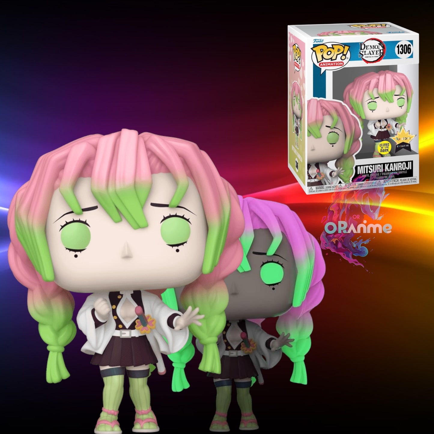 Funko Pop! Demon Slayer Mitsuri Karoji #1306 GID Fundom Exclusive