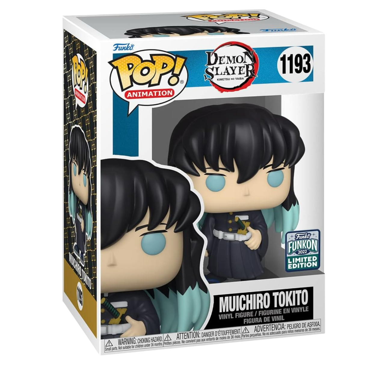 Funko Pop! Demon Slayer Muichiro Tokito #1193 Funkon Exclusive Shared Sticker